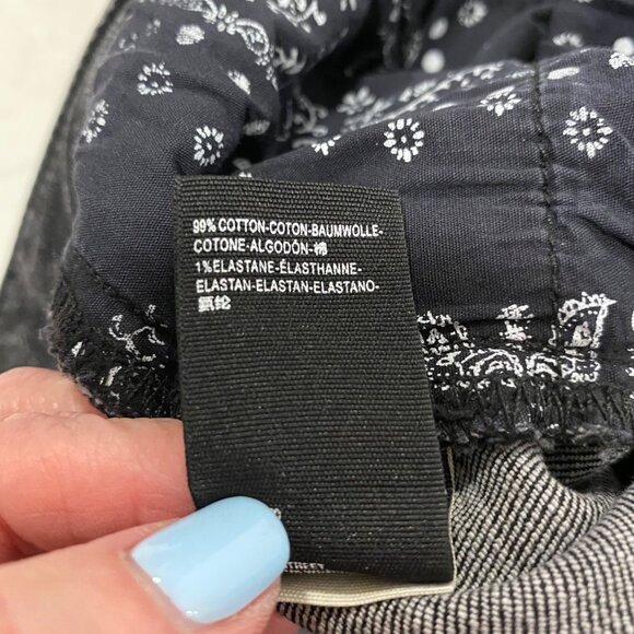 Free People‎ We the Free Wild Child Skinny Jeans Black Size 31 - Picture 6 of 9